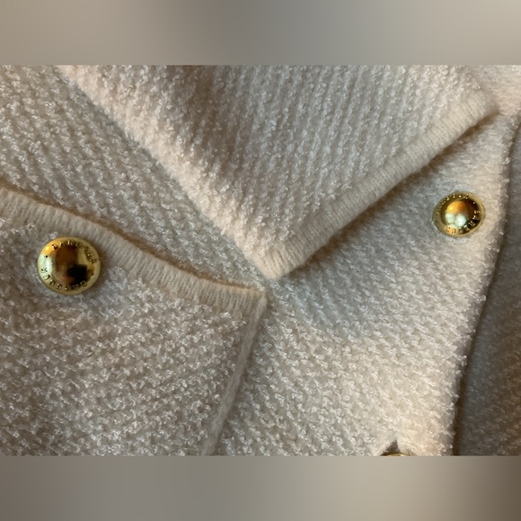 Barbour Celeste Cardigan, Cream, US4/UK8 - Picture 6 of 11
